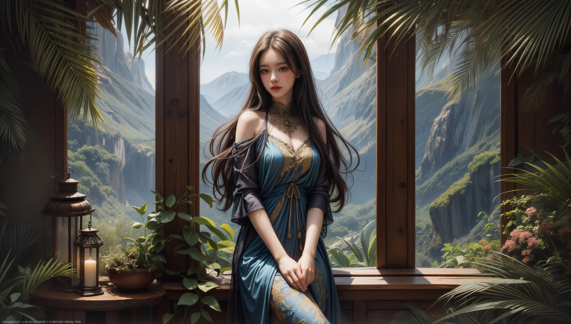 航拍祁连山南麓“高原桃花源”